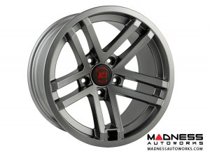 Jeep Gladiator Jesse Spade Wheel - 17x9" - Satin Gun Metal Jeep Gladiator Jesse Spade Wheel - 17x9" - Satin Gun Metal